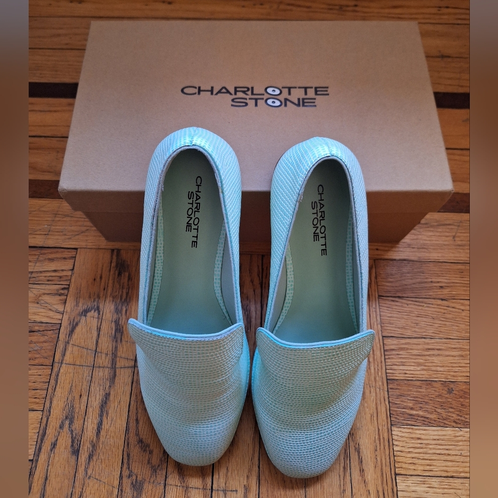 Charlotte Stone Lilith Loafer Pistachio Size 9